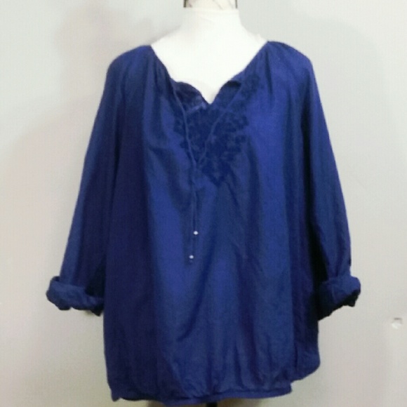 Lane Bryant Tops - 2 for $25 Lane Bryant peasant shirt